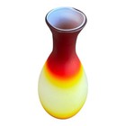 Vintage 1960   s Imperial Glass Co  Satin Ombr   Peachblow  Mid Century Glass Vase