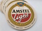 Vtg Amstel Light Beer Paper Coaster Lot Of 18 - Made In Germany