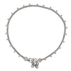 Vintage Sterling Silver 925   Beaded Bell Anklet   10 