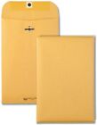 100 Pcs Clasp Envelopes 6x9 28lb Kraft Shipping Mailing Gummed Business Manila
