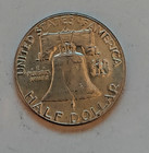 1961-d  Benjamin Franklin Half Dollar 90  Silver  Circulated