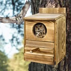 Owl House-wooden Owl Box Owl Houses For Outdoors Suitable For Barn Owl Nesting