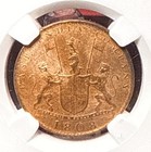 1808 India 10 Cash Ngc Genuine Admiral Gardner Shipwreck Madras Presidency Coin