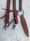 Flat Leather Romel  rommel Reins W scissor Snaps