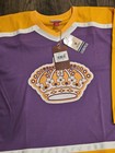 Mitchell   Ness Nhl Vintage La Los Angeles Kings Retro Jersey Yth L Xl Nwt  120