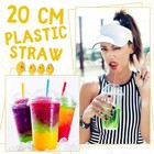 Eaasty 5000 Pcs Disposable Drinking Straws 0 24  Dia 7 87  Long Multicolor