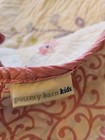 Pottery Barn Kids Baby Crib Quilt Blanket Pastel Florals Embroidered Pink 