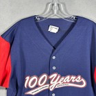 Minor League Baseball Jersey Men Xl Navy 100 Years Anniversary Ot Sports Usa