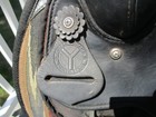 16   Circle Y Black Park   Trail Sqh Bars Western Saddle Leather   Cordura  Tx