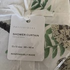 Pottery Barn Fauna Bird   Butterfly Cotton Shower Curtain  72x72 Nwt
