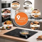 30    Induction Cooktop 5 Burner 7200w Built-in Electric Stovetop 220v