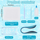 Paper Quilling Kit 20 Sets Diy Sea Animals Paper Quilling Kit With Paper Quil   