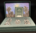 Waterford Marquis The Nativity Holy Family Lead Crystal Set In Box