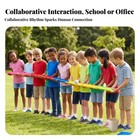 10 Pieces U-shaped Channel Game With Balls Cooperative Toy For Playground  Kids