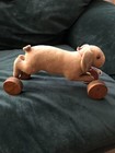 Steiff Rabbit On Wheels  Vintage  All Original