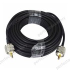 New 50ft Rg58 Coax Coaxial Uhf Pl-259 Connectors Amateur Ham Radio Antenna Cable