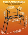 Strich Dual Piano Keyboard Stand-adjustable 2 Tier Music Stand Fits 54 61 88 Key