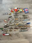 Lot Of 45 Vintage Fishing Lures   21 Bobbers- Lot Of 66 Vintage Pieces   
