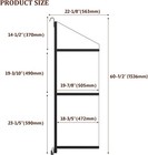 2 4 Pack Steel Cargo Shipping Container Shelving Shelf Brackets Universal 1100lb