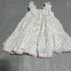 Shabby Chic Dress Girls 18m Floral Lace Ruffle Button Up Cottagecore Prairie
