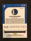 2019-20 Nba Hoops Premium Stock Silver Pulsar Prizm Jalen Brunson  42