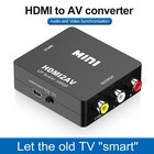 Hdmi To Rca Av Adapter Converter 3rca Composite Video Stereo Audio 1080p 60hz