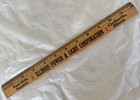 Vintage 1920 s Edison Mazda Lamp Frosted Inside Light Bulb Ruler Carlinville Il