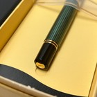 Pelikan Souveran Edition M800 18k Fountain Pen Green   Black Bb Nib