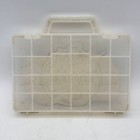 Bakugan White Hard Case Battle Brawlers Figure 24 Compartment Storage Organizer