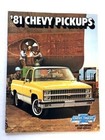 1981 Chevrolet Chevy Silverado Truck 20-page Original Sales Brochure Catalog