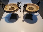Pair Of French Neoclassical Bronze marble Tazza After Bertel Thorvaldsen B d 250