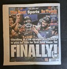 New York Post Newspaper  Knicks Party Like It s 1999   Finally    5 26 26