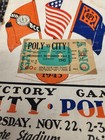 Poly Vs City Football Game Program And Ticket Stub  1945 Baltimore Maryland