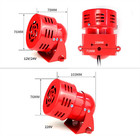 Ms-190 12v-220v 110db Red Mini Motor Alarm Siren High Power Buzzer Electric
