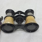Vintage Opera Glasses Black And Pearl Finish Collectible Binoculars
