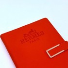 Hermes Orange Notebook Luxury Stationery Agenda Writing Pad Leather Premium Gift
