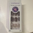 Impress Press-on Nails Lot Of 7 Self-adhesive Pre-designed Glitter Short Square
