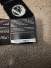 2010 Tuvalu 1 Oz Silver Proof Colorized  Dollar Great Warriors - Viking  999
