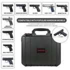 Gun Pistol Case For Multi Handguns - Holds Multiple Hand Guns Case   Magazine   