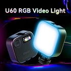 Ulanzi U60 Rgb Led Video Light Mini Pockect Camera Studio Fill Light 2500k-9000k