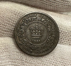 1861 Nova Scotia Half Cent Km-7 Canada Lovely - Free Usa Shipping  B3298