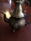 Vintage Islamic Arabic Brass Dallah Coffee Tea Pots Middle Eastern