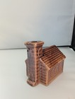 Vtg Log Cabin Pottery Incense Burner Morton Pottery 