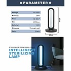 Ultraviolet Sterilization Germicidal Light W remote Controller Lamp 110v 38w Uv