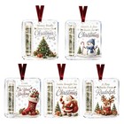 Christmas Cash Gift Ornament Acrylic Christmas Money Holder For Cash