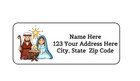 30 Christmas Nativity Personalized Return Address Labels 1 In X 2 625 In
