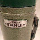 Aladdin Stanley 24oz Wide Mouth Thermos A-1350b Green Hammertone Made In Usa