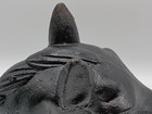 Vtg Repro Cast Iron Horse Head Hitching Post  Or Fence Post Topper 