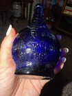 Wheaton Nj Cobalt Blue Ball   Claw Bitters Glass Bottle Vintage Figural