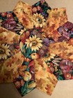 Handmade Quilted 14    Autumn Harvest  Rustic Farmhouse Table Topper new